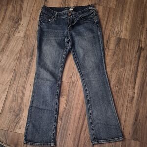 Maurices Dark Blue Flare Jeans
